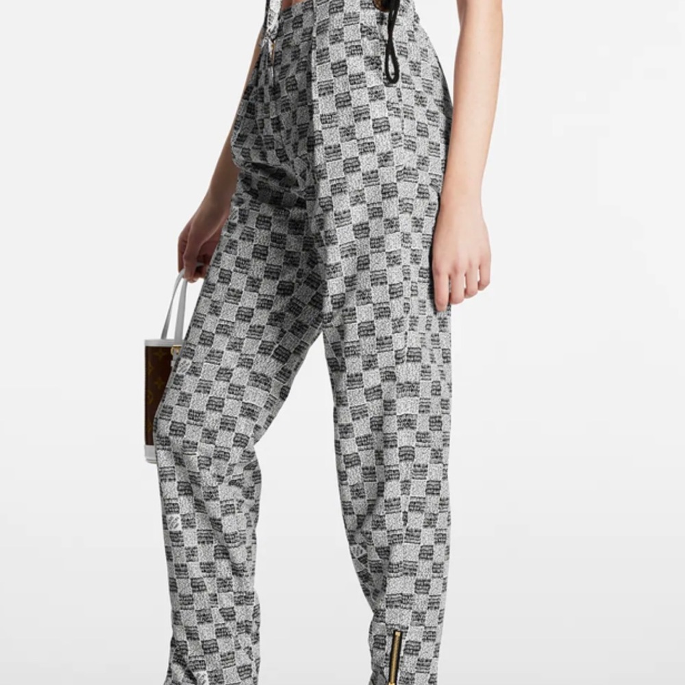 LV MATCH DAMIER DRESSY JOGGING PANTS